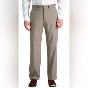 Haggar Men's Tan Dress Pants